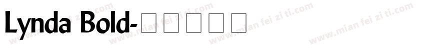 Lynda Bold字体转换